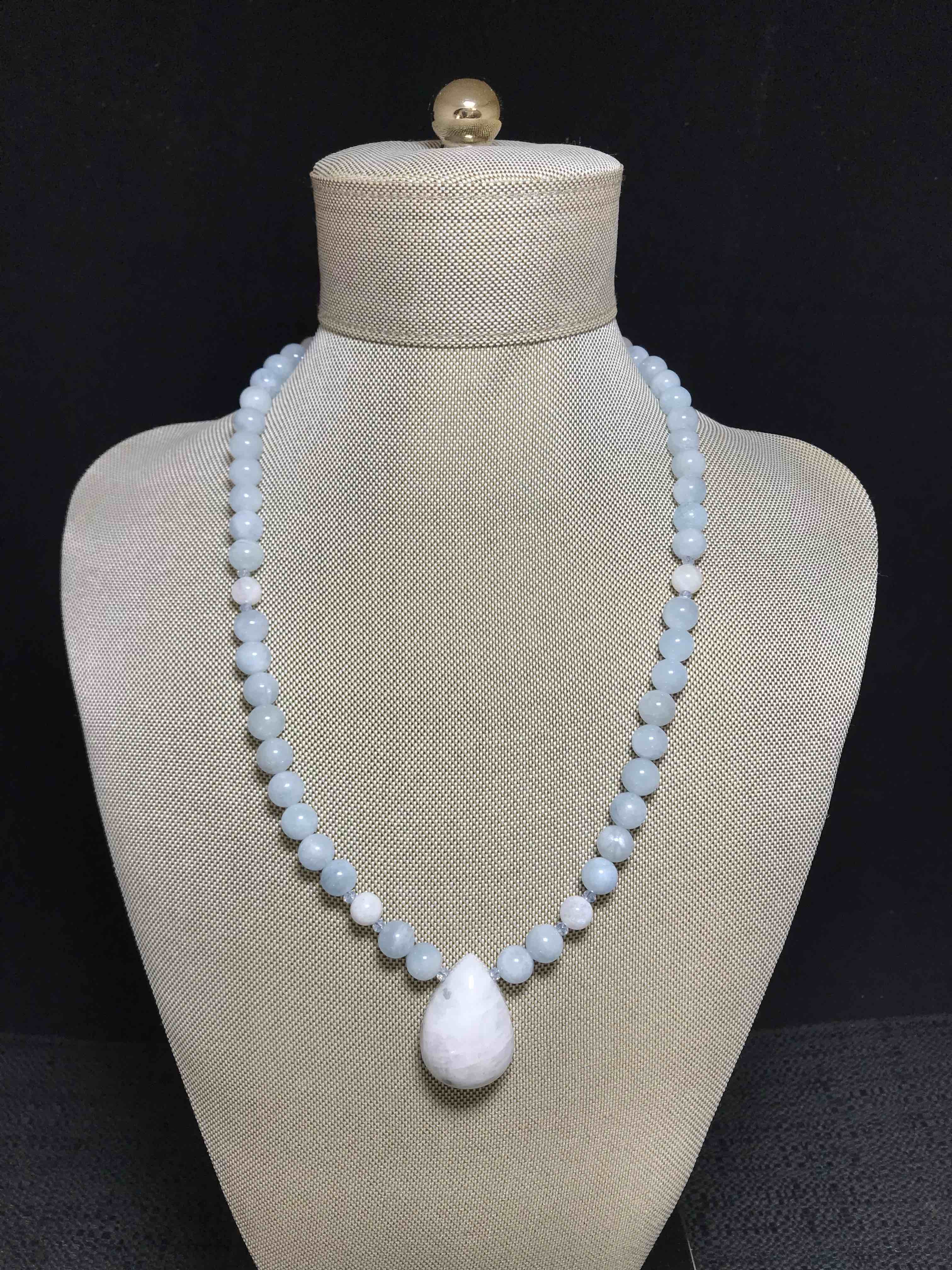 Moonstone Aquamarine & Moonstone